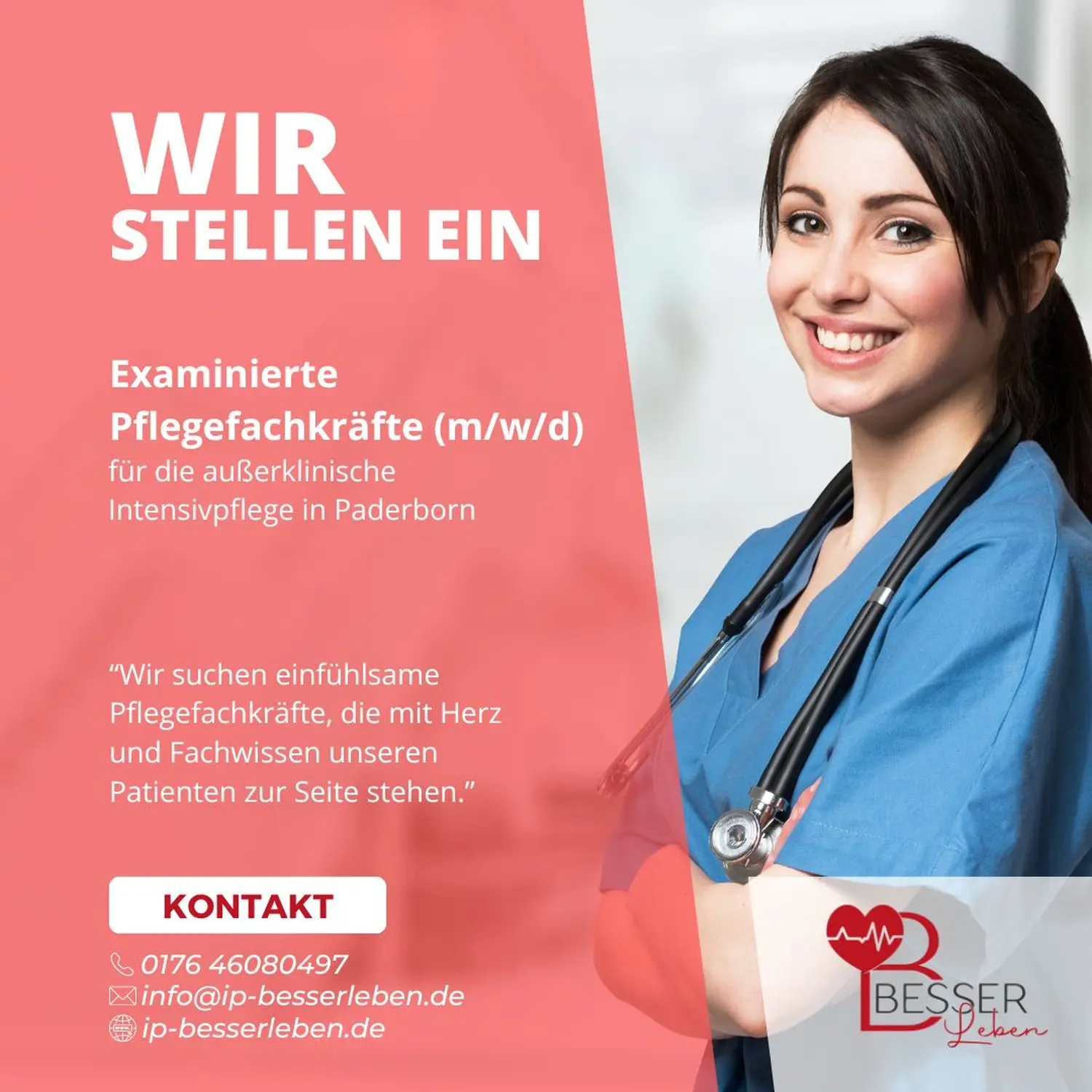 BesserLeben GbR - Intensivpflegedienst -Examinierte pflegefachkrafte 